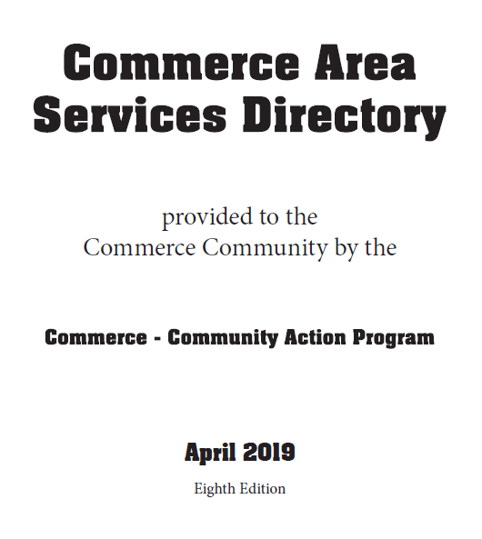 Commerce Area Services Directory